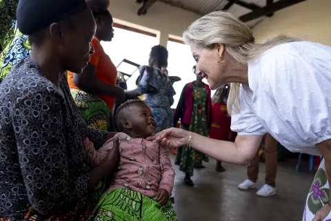 The Duchess of Edinburgh in the Democratic Republic of Congo