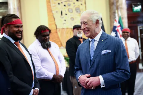 The King at Australia House