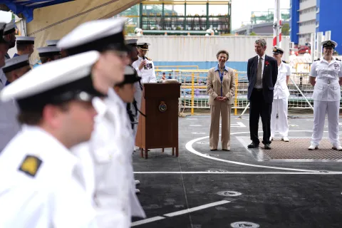 The Princess Royal in Singapore