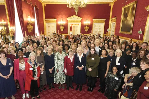The Queen at a WOW Reception