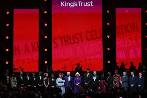 The King and Queen attend A King's Trust Celebration