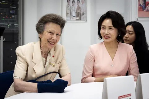 The Princess Royal in South Korea