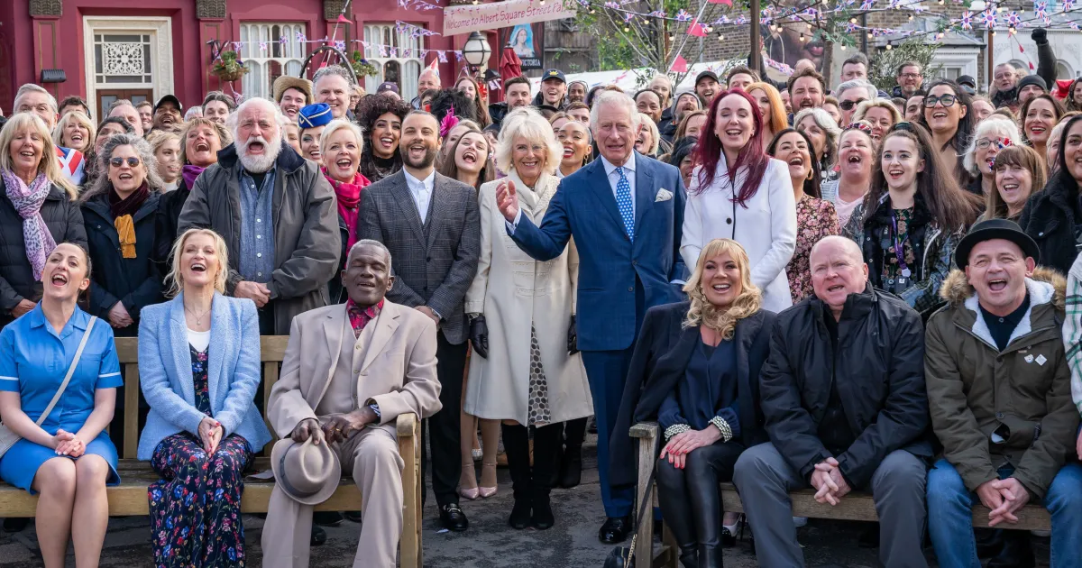 The Prince and The Duchess visit the set of EastEnders | The Royal Family